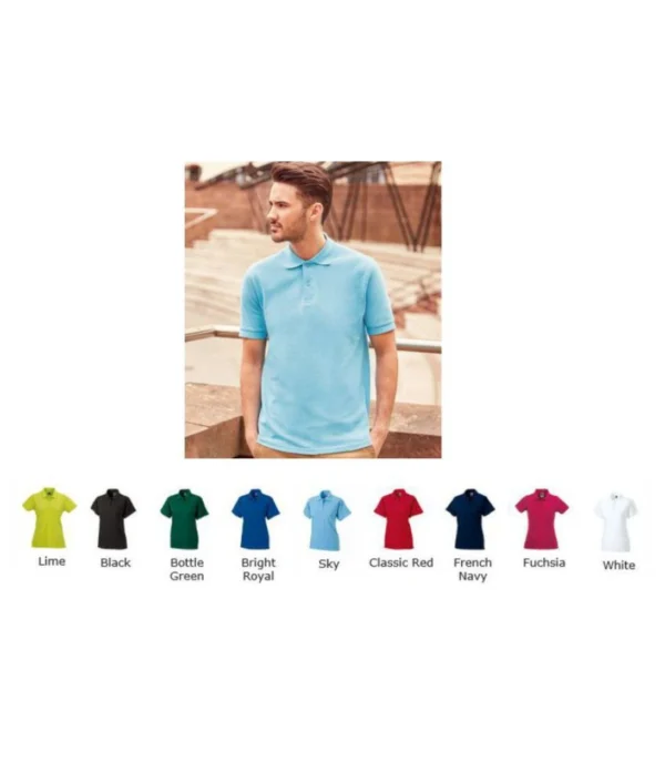 Russell's 569M  100% cotton Pique Polo Shirt